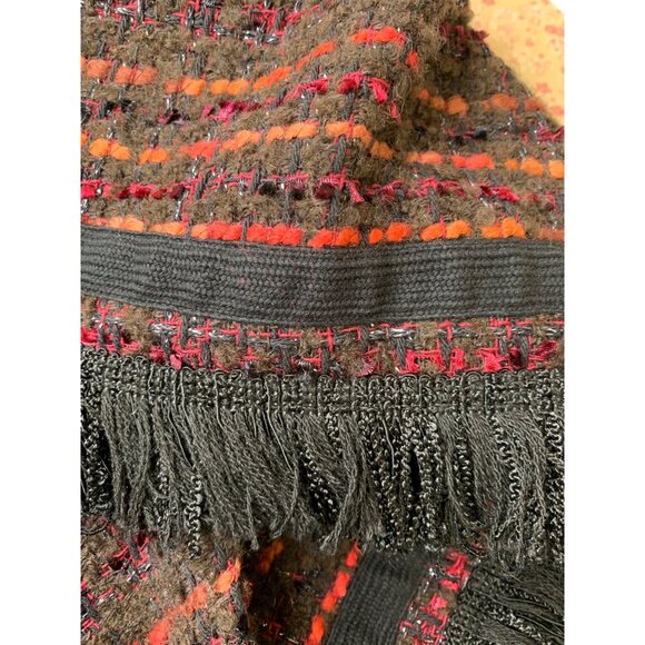 NWT Kate Spade NY So Foxy Metallic Tweed Sheath Dress Size 16 Fringe RY10400 $39 - Picture 6 of 9